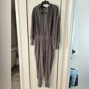 Free People Movement Gray Jumpsuit